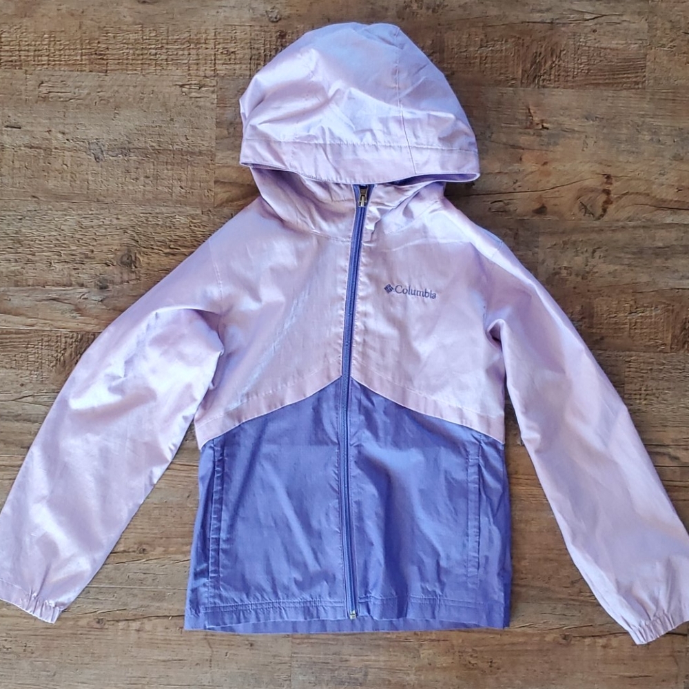 Girls Columbia Rain Jacket-sz S (7/8)